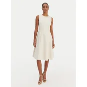 LAUREN RALPH LAUREN Cocktail obleka 200980935002 Écru Slim Fit