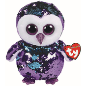 Ty Beanie Boos Flippables Moonlight - purple owl
