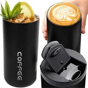 shumee Termo vrček Alogy Simple Thermal Cup 400ml črne barve