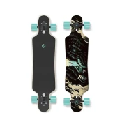 LONGBOARD STREET SURFING CURVE DROP THROUGH FREERIDE 39 wolf