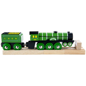 Bigjigs Rail Lesena replika lokomotive Flying Scotsman