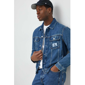 Traper jakna Calvin Klein Jeans za muškarce, boja: tamno plava, za prijelazno razdoblje