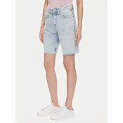 Lee Jeans kratke hlače Rider 112363533 Modra Loose Fit