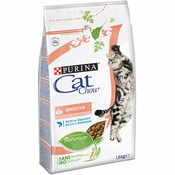 Hrana za mačke PURINA Cat Chow Special Care Sensitive, 1,5kg, za odrasle mačke s osjetljivim probavom