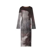 Desigual Obleka temno rjava/bela