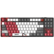 Mehanicka tipkovnica A4Tech - WS87 Naraka, bežicna, Bloody BLMS Red, RGB, crna