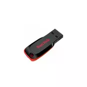 SANDISK Cruzer Blade 16GB USB 2.0 črno-rdeč spominski ključek (SDCZ50-016G-B35)
