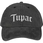 2Pac Gothic Logo Kapa Charcoal Grey UNI