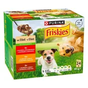PUI Pasja hrana Friskies v omaki, mokra, 24x85g