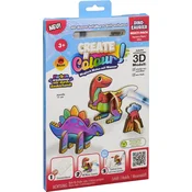 CREATE N COLOUR Dinozavri – raptor in stegozaver - 1 k.