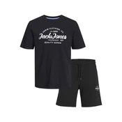 JACK & JONES Trenirka za tek JJForest črna / bela