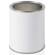 Kovinska posoda za barvo s pokrovom 3L bela O165mm - 3 L