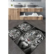 Lessentiel Maison Kupatilski otirac Hunter, 3 komada, Sivi