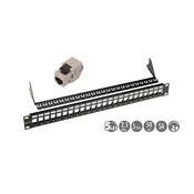Solarix Patch z 24x SXKJ-5E-STP-BK-SA