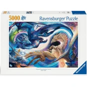 Ravensburger puzzle (slagalice) - 5000pcs Giant Dragon Festival for Day and Night Hour RA12000813