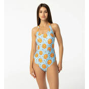 Aloha From Deer Womans Cookies Make Me Happy Open Back Swimsuit SSOB AFD671