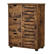 Songmics Kopalniška omarica 60x30x80 cm rjava