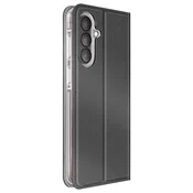 AVIZAR Etui za Galaxy A57 rebrasta tekstura s funkcijo stojala in žepkom za kartice, Črna, (5000274181)