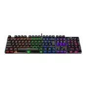 Genius Mehanička tastatura Scorpion K12 Gaming RGB USB US, Crna