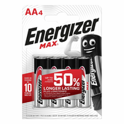 Alkalna baterija ENERGIZER MAX LR6 (AA) 4/1