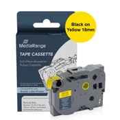 MediaRange Trak p-touch tze-641 rumen/črn 18mm mrbtz641