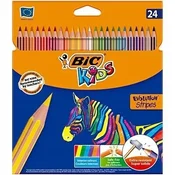 Bic 24-barvni svinčniki Eco Evolution Stripes