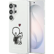 Karl Lagerfeld IML KCH Back Logo Magnetic Zadnja maska za Samsung Galaxy S26 Ultra Transparent