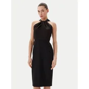 BOSS Cocktail obleka Datinar 50538291 Črna Slim Fit