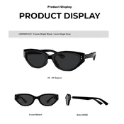 Loho Unisex naocare za sunce, Crne