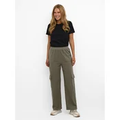 Kaffe Hlače iz tkanine Naya 10508358 Zelena Regular Fit