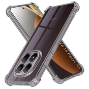 TPU gel ovitek Techsuit Shockproof za Xiaomi Redmi Note 15 Pro+ 5G/Poco M8 Pro - smoke black