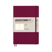 LEUCHTTURM1917 Mala bilježnica LEUCHTTURM1917 Paperback Softcover Notebook - B6+,meki uvez, bez linija, 123 stranice - Port Red