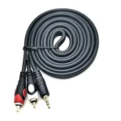 Audio kabel 2RCA na 3/5 mm JWD-AU01 3m