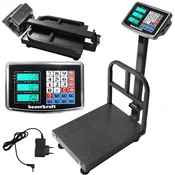 Northix Elektronska tehtnica 200 kg, skladiščna, trgovinska, peronska, tovorna, industrijska, LCD