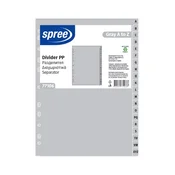 Pregradni karton a-z spree siv pp 77106 SPREE