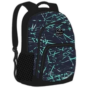 CONNECT Ranac dacki Monochrome Mesh Brave 39211 crno-zeleni