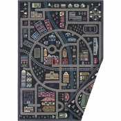 Črna obojestranska otroška preproga Narma Ülejoe, 140 x 200 cm