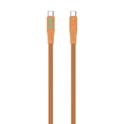 Havit CB6254 USB-C v USB-C polnilni kabel, 1m, oranžen