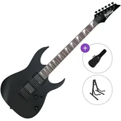 Ibanez GRG121DX-BKF Basic SET Black Flat Elektricna gitara