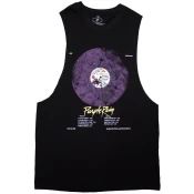 Prince Majica Purple Rain Disc Unisex Black XL