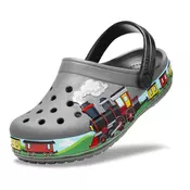 Crocs Kids Fun Lab Train Band Clog Slate Grey 21-22