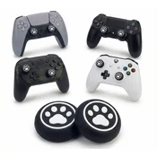 Mačje tačke par silikonskih kapic črne barve za PS5 & PS4 & XBOX & Switch Pro