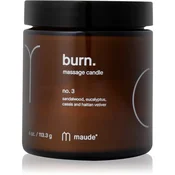 Maude Burn masažna sveča No.3 Eucalyptus & Sandalwood 113 g