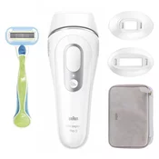 BRAUN fotoepilator IPL PL3132 (3 razine, 300 000 impulsa), bijeli-srebrni