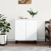 shumee vidaXL Predalnik, bel, 60x35x70 cm, material na osnovi lesa