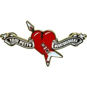 Tom Petty & The Heartbreakers Heart Logo Odznak