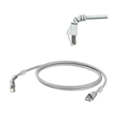 Weidmüller RJ45 omrežni priključni kabel CAT 6A S/FTP [1x RJ45-vtič - 1x RJ45-vtič] 2 m siv z UL-certifikatom Weidmüller