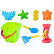 slomart Set igrač za pesek HEMAR, vedro z gradom, mlinček, 9 delov