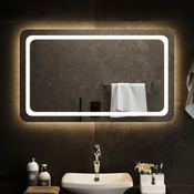 shumee LED kopalniško ogledalo 100x60 cm