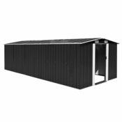 vidaXL Vrtna lopa 257x580x181 cm kovinska antracitna